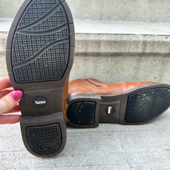 Brown Leather Ankle Boots - Picture 2 of 3